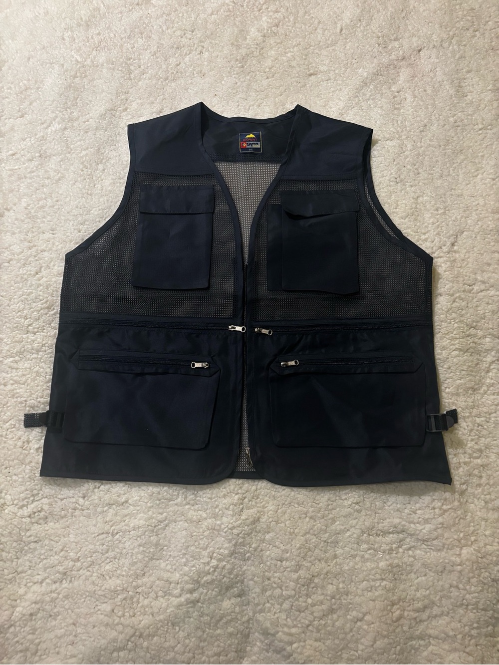 Men's Black Utility Mesh Vest1531